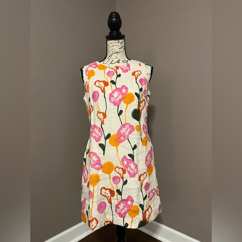 Beautiful Linen Shift Dress, women’s M
